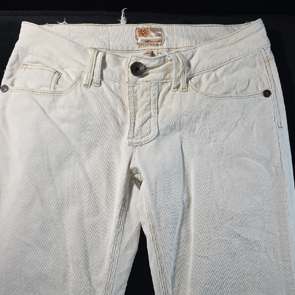 Twenty Cream Flare & Wide Leg Jeans